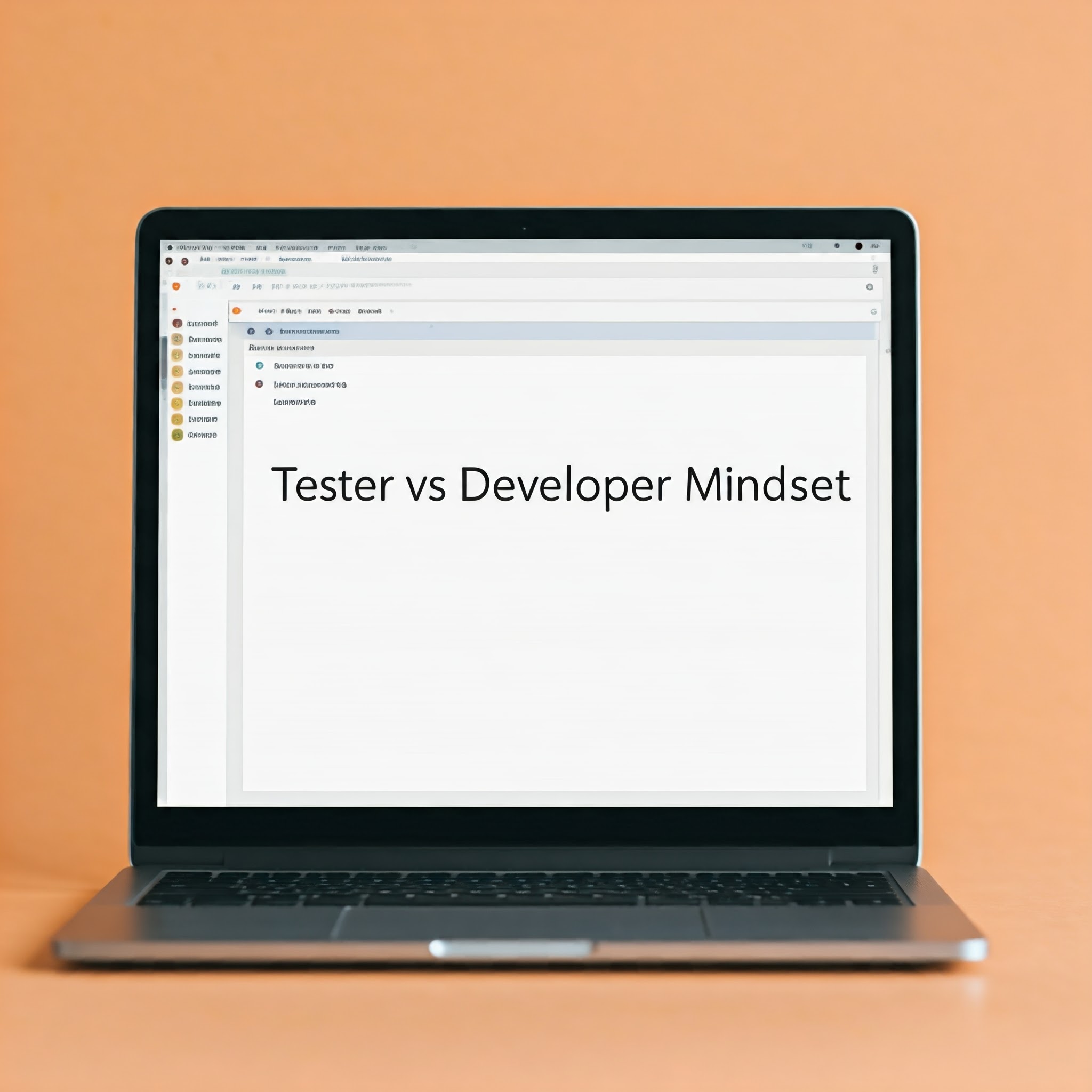 Tester vs. Developer Mindset